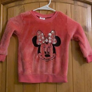Disney Mini Mouse fleece sweatshirt size 3